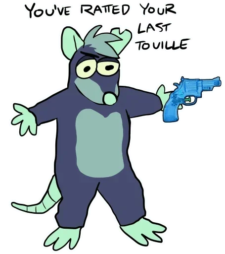 Стикер 🔫 из набора Adelio's Rat Mood
