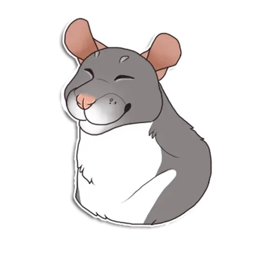 Стикер 😊 из набора Adelio's Rat Mood