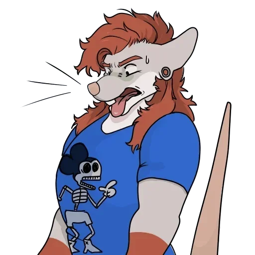 Стикер 🤢 из набора Adelio's Rat Mood