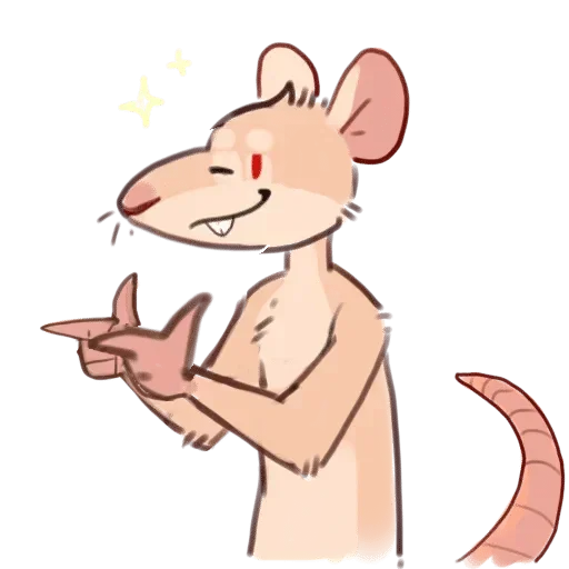 Стикер 😎 из набора Adelio's Rat Mood