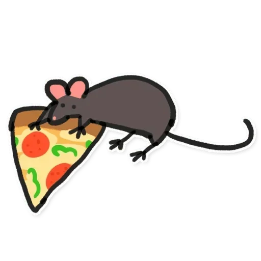 Стикер 🐀 из набора Adelio's Rat Mood