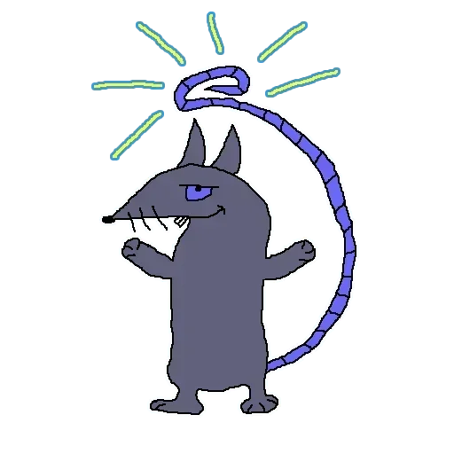 Стикер 😇 из набора Adelio's Rat Mood
