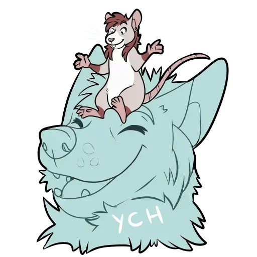Стикер 🐀 из набора Adelio's Rat Mood
