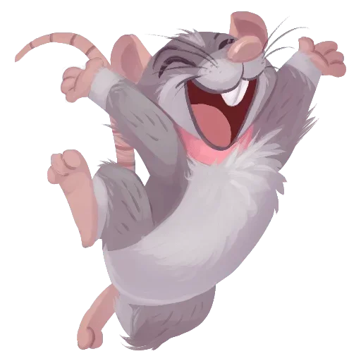 Стикер 😄 из набора Adelio's Rat Mood