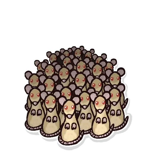 Стикер 🐀 из набора Adelio's Rat Mood