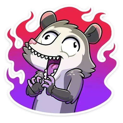 Стикер 🔥 из набора Adelio's Rat Mood