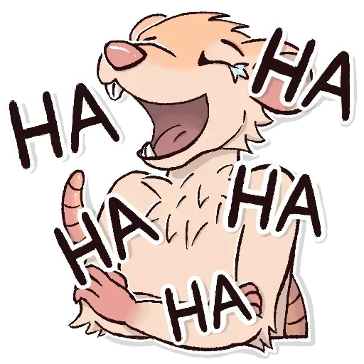 Стикер 😂 из набора Adelio's Rat Mood