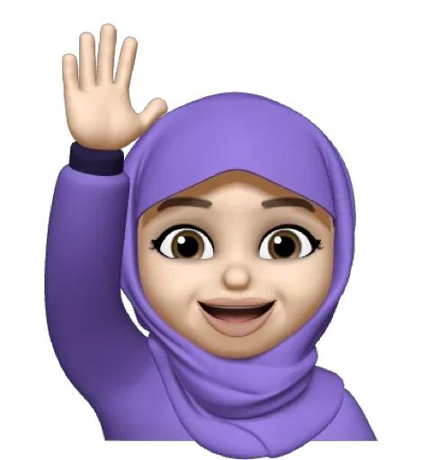 Стикер 🙋‍♀ из набора Ramadan Muslim