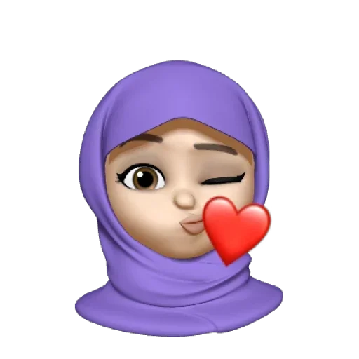Стикер 😘 из набора Ramadan Muslim