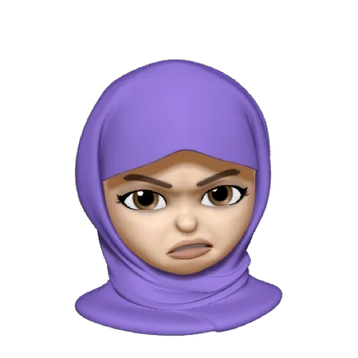 Стикер 😠 из набора Ramadan Muslim