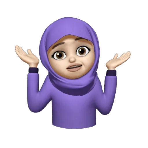 Стикер 🤷‍♀ из набора Ramadan Muslim