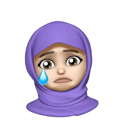 Стикер 😢 из набора Ramadan Muslim