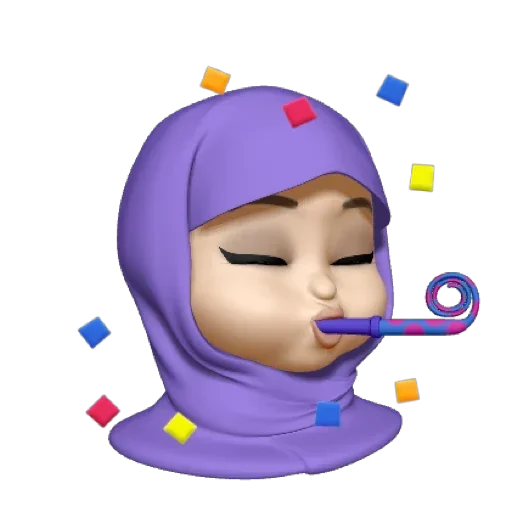 Стикер 🥳 из набора Ramadan Muslim