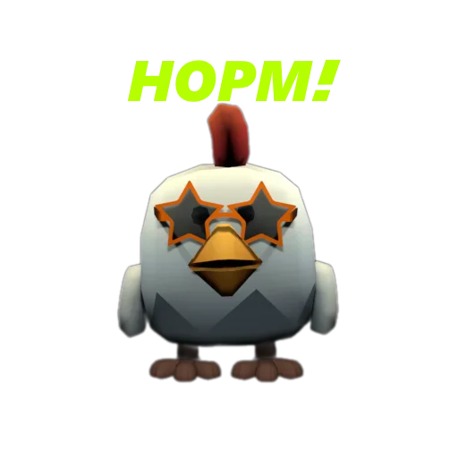 Стикер 👍 из набора Chicken Gun Стикеры.