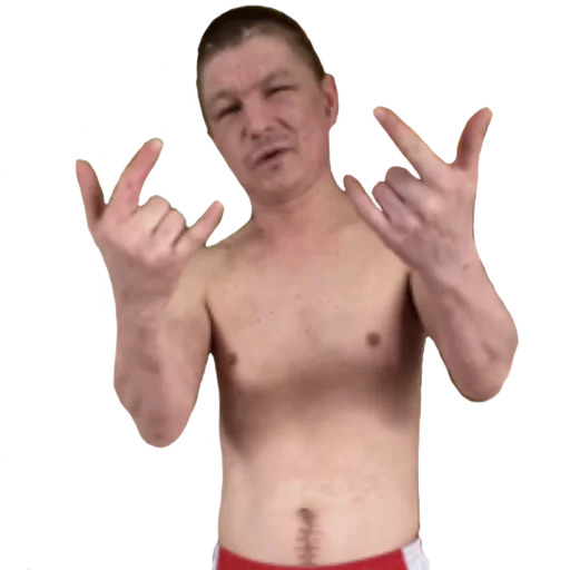 Стикер 🤟 из набора BEZUMNIY