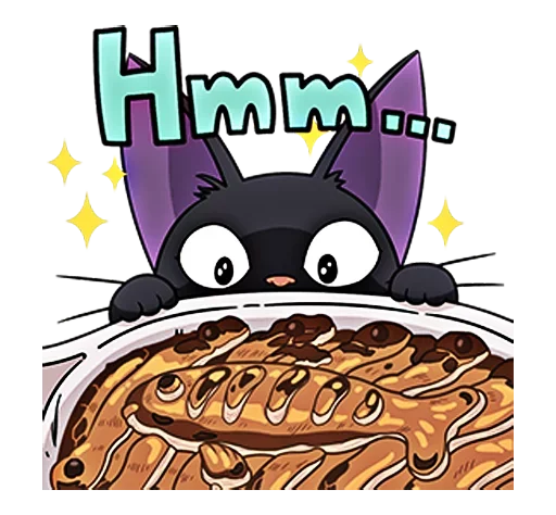 Стикер 🐟 из набора kiki delivery service