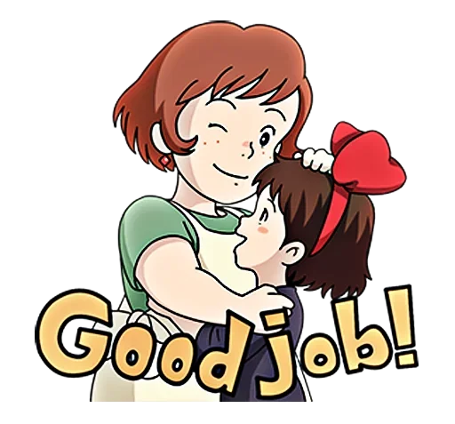 Стикер 👌 из набора kiki delivery service