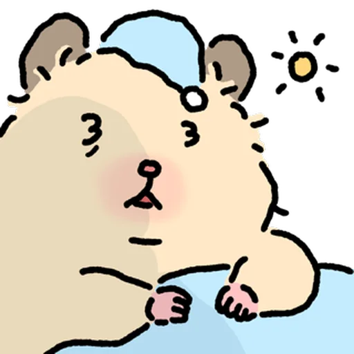 Стикер 🐹 из набора Close up Hamster -