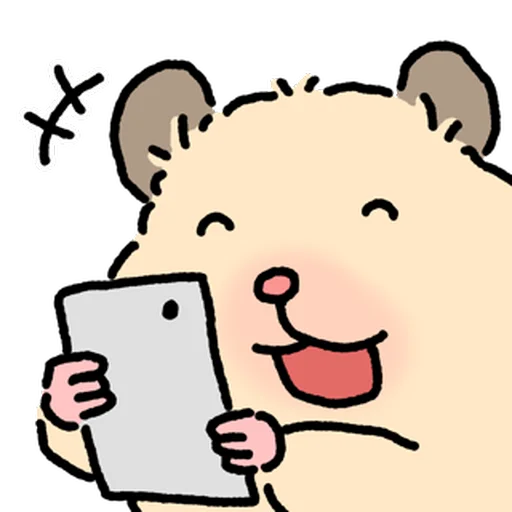 Стикер 🐹 из набора Close up Hamster -