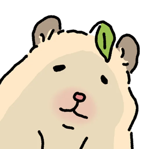 Стикер 🐹 из набора Close up Hamster -