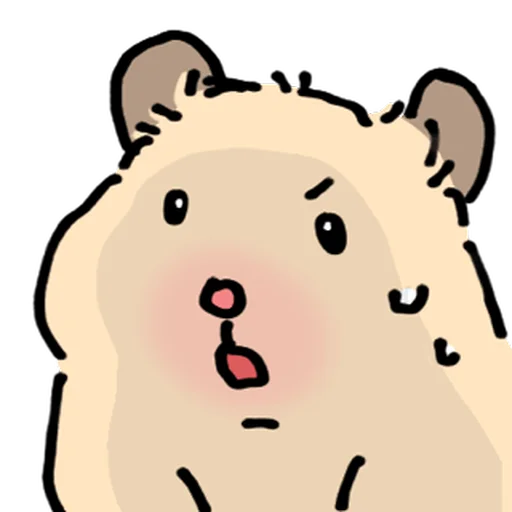 Стикер 🐹 из набора Close up Hamster -