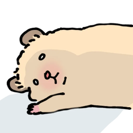 Стикер 🐹 из набора Close up Hamster -