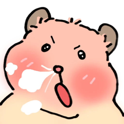 Стикер 🐹 из набора Close up Hamster -