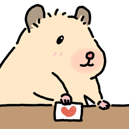Стикер 🐹 из набора Close up Hamster -