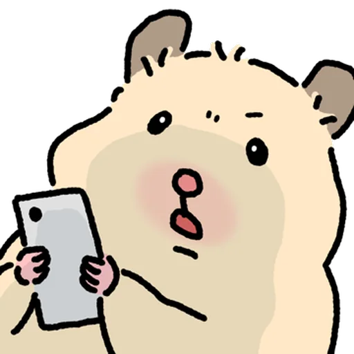 Стикер 🐹 из набора Close up Hamster -
