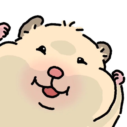 Стикер 🐹 из набора Close up Hamster -