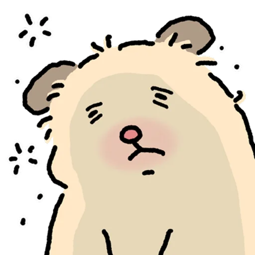 Стикер 🐹 из набора Close up Hamster -