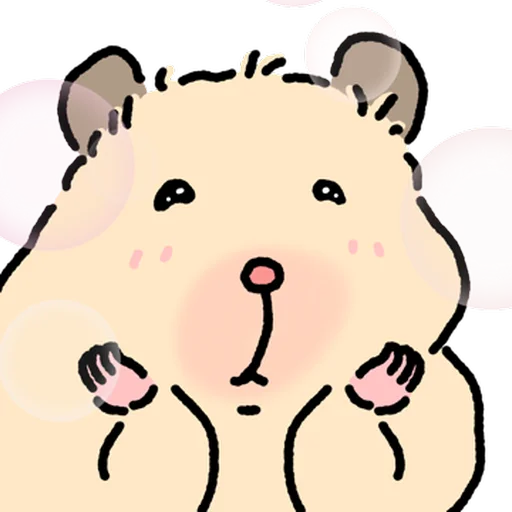 Стикер 🐹 из набора Close up Hamster -