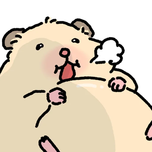 Стикер 🐹 из набора Close up Hamster -