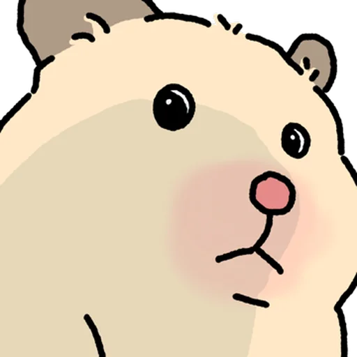 Стикер 🐹 из набора Close up Hamster -