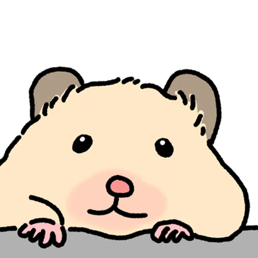 Стикер 🐹 из набора Close up Hamster -