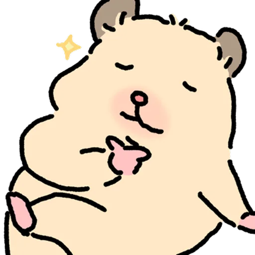 Стикер 🐹 из набора Close up Hamster -