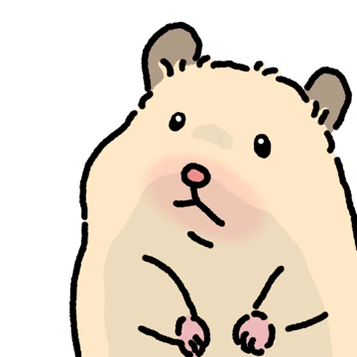 Стикер 🐹 из набора Close up Hamster -