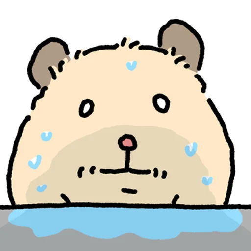 Стикер 🐹 из набора Close up Hamster -