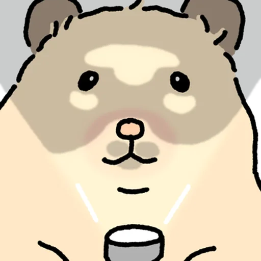 Стикер 🐹 из набора Close up Hamster -