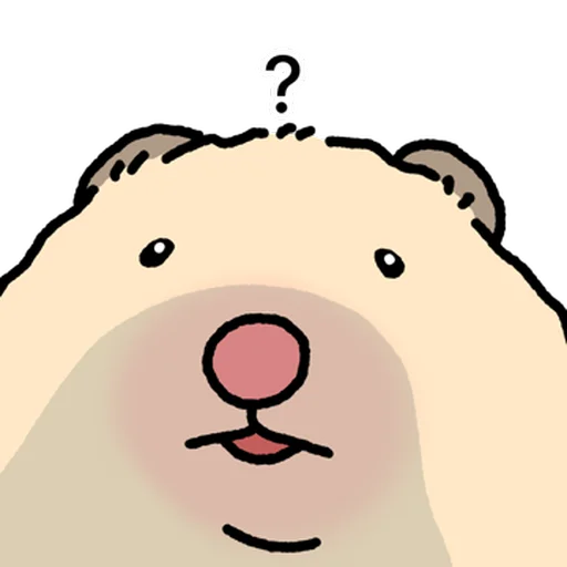 Стикер 🐹 из набора Close up Hamster -