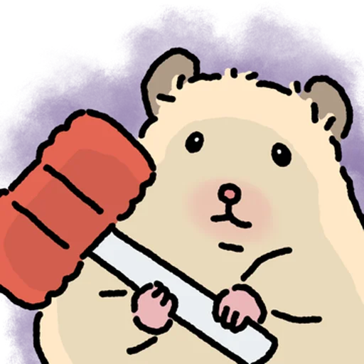 Стикер 🐹 из набора Close up Hamster -