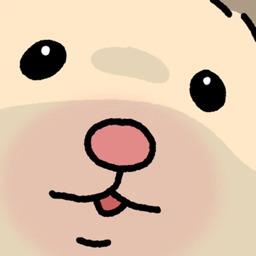 Стикер 🐹 из набора Close up Hamster -
