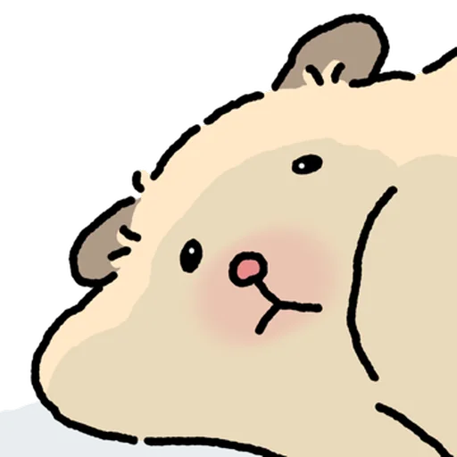 Стикер 🐹 из набора Close up Hamster -