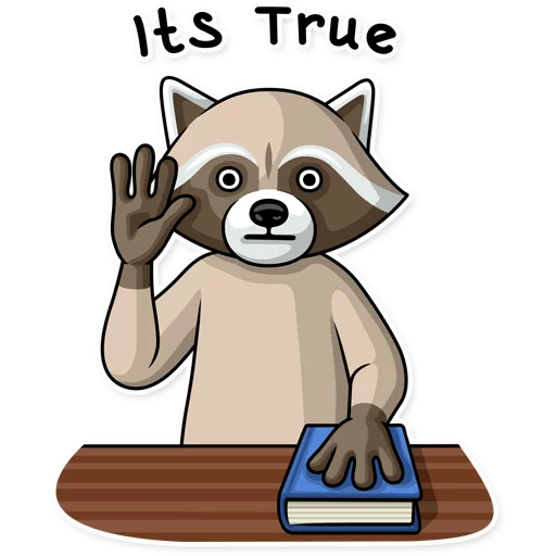 Стикер 👆 из набора Criminal Raccoon