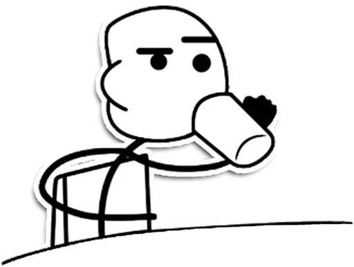 Стикер 🤐 из набора Desk Buddies