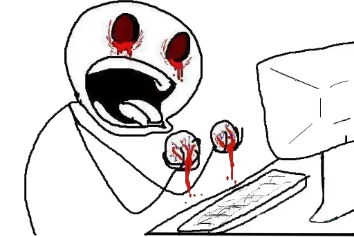 Стикер 😑 из набора Desk Buddies