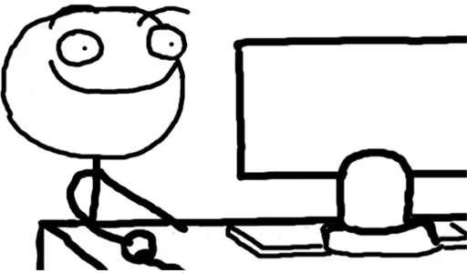 Стикер 😀 из набора Desk Buddies
