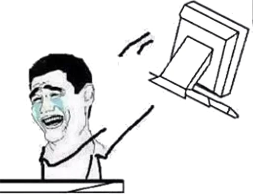 Стикер 😂 из набора Desk Buddies
