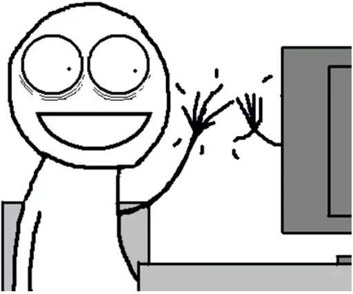 Стикер ✋ из набора Desk Buddies