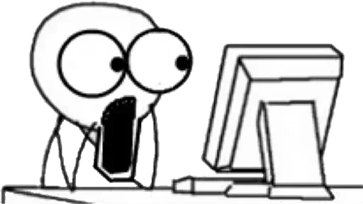 Стикер 😦 из набора Desk Buddies